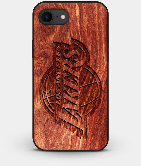Best Custom Engraved Wood Los Angeles Lakers iPhone 7 Case - Engraved In Nature