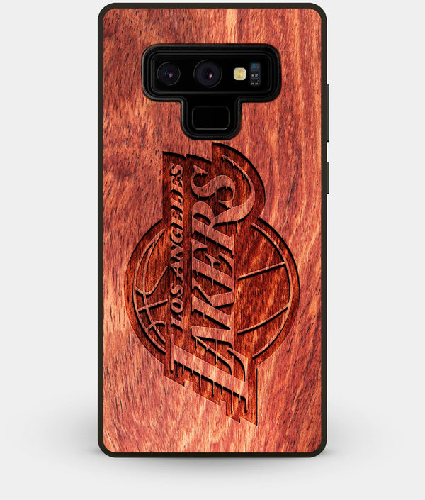 Best Custom Engraved Wood Los Angeles Lakers Note 9 Case - Engraved In Nature