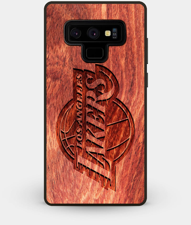 Best Custom Engraved Wood Los Angeles Lakers Note 9 Case - Engraved In Nature