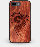 Best Custom Engraved Wood Los Angeles Rams iPhone 8 Plus Case - Engraved In Nature