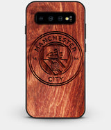 Best Custom Engraved Wood Manchester City F.C. Galaxy S10 Plus Case - Engraved In Nature