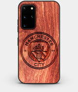 Best Custom Engraved Wood Manchester City F.C. Galaxy S20 Plus Case - Engraved In Nature