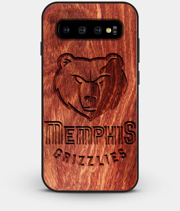 Best Custom Engraved Wood Memphis Grizzlies Galaxy S10 Case - Engraved In Nature