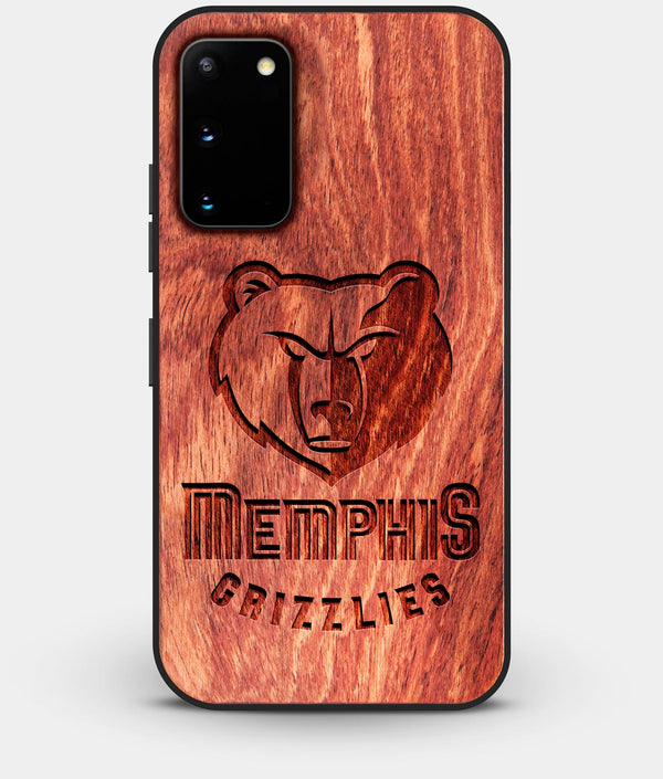 Best Wood Memphis Grizzlies Galaxy S20 FE Case - Custom Engraved Cover - Engraved In Nature