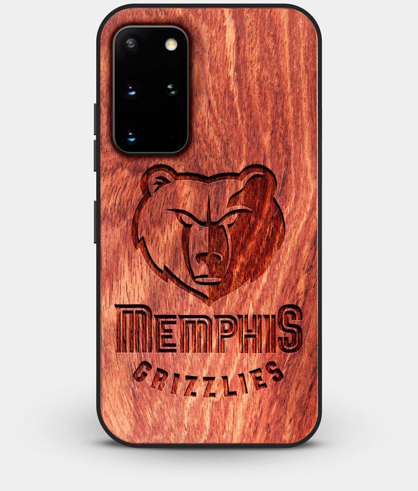 Best Custom Engraved Wood Memphis Grizzlies Galaxy S20 Plus Case - Engraved In Nature