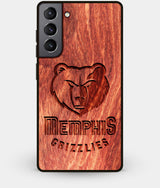 Best Wood Memphis Grizzlies Galaxy S21 Case - Custom Engraved Cover - Engraved In Nature