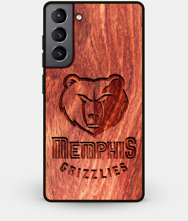 Best Wood Memphis Grizzlies Galaxy S21 Plus Case - Custom Engraved Cover - Engraved In Nature