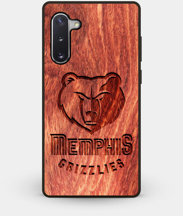 Best Custom Engraved Wood Memphis Grizzlies Note 10 Case - Engraved In Nature