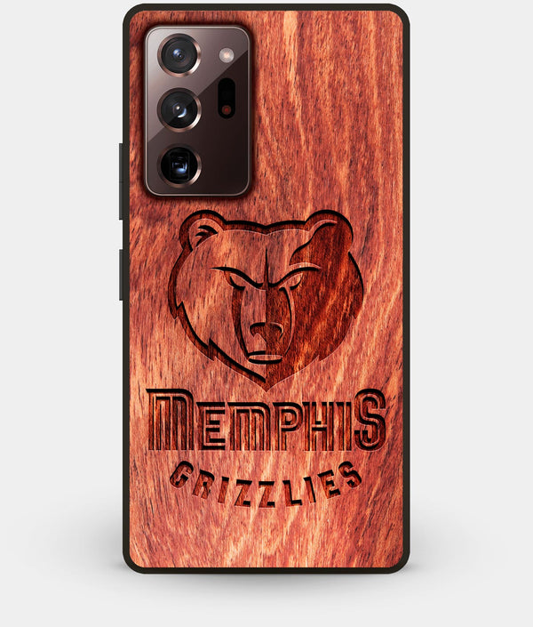 Best Custom Engraved Wood Memphis Grizzlies Note 20 Ultra Case - Engraved In Nature