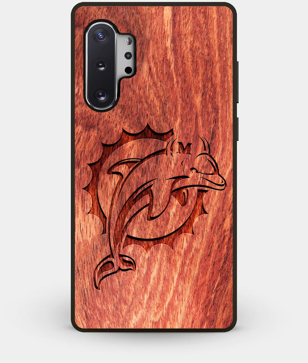 Best Custom Engraved Wood Miami Dolphins Note 10 Plus Case - Engraved In Nature