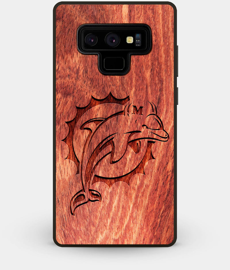Best Custom Engraved Wood Miami Dolphins Note 9 Case - Engraved In Nature