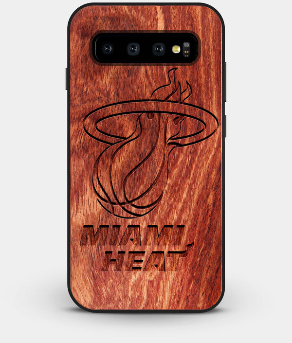 Best Custom Engraved Wood Miami Heat Galaxy S10 Case - Engraved In Nature