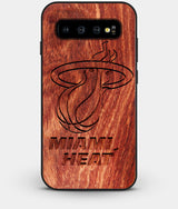 Best Custom Engraved Wood Miami Heat Galaxy S10 Plus Case - Engraved In Nature