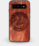 Best Custom Engraved Wood Minnesota Twins Galaxy S10 Case - Engraved In Nature