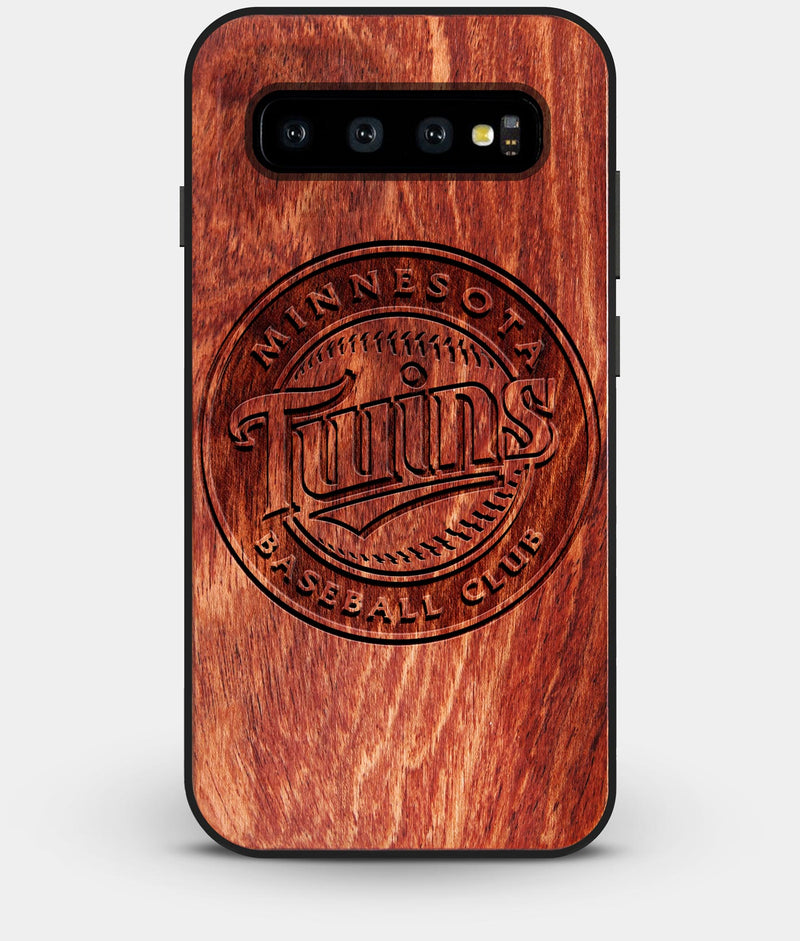 Best Custom Engraved Wood Minnesota Twins Galaxy S10 Case - Engraved In Nature
