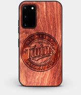 Best Custom Engraved Wood Minnesota Twins Galaxy S20 Case - Engraved In Nature