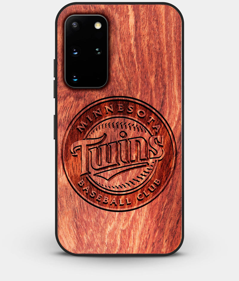 Best Custom Engraved Wood Minnesota Twins Galaxy S20 Plus Case - Engraved In Nature