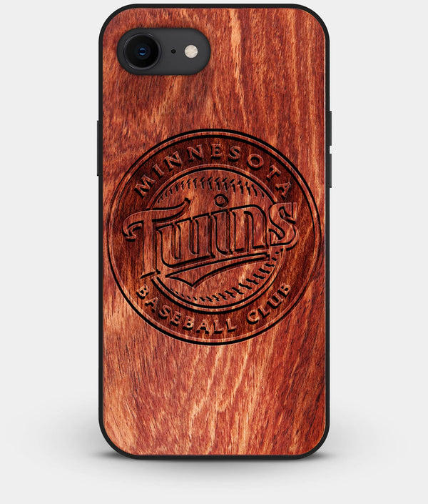 Best Custom Engraved Wood Minnesota Twins iPhone 8 Case - Engraved In Nature