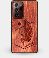 Best Custom Engraved Wood Minnesota United FC Note 20 Ultra Case - Engraved In Nature