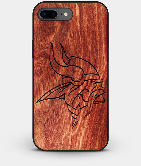 Best Custom Engraved Wood Minnesota Vikings iPhone 8 Plus Case - Engraved In Nature