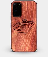 Best Custom Engraved Wood Minnesota Wild Galaxy S20 Case - Engraved In Nature