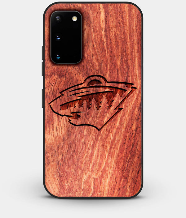 Best Custom Engraved Wood Minnesota Wild Galaxy S20 Case - Engraved In Nature