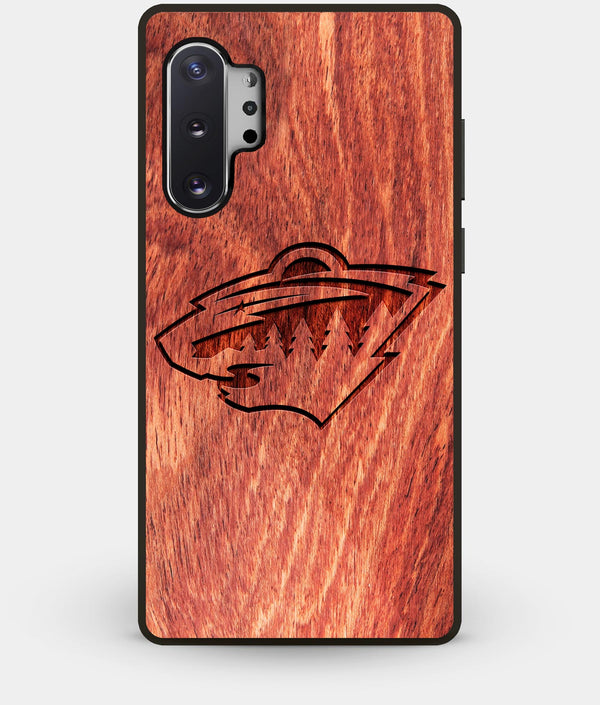 Best Custom Engraved Wood Minnesota Wild Note 10 Plus Case - Engraved In Nature