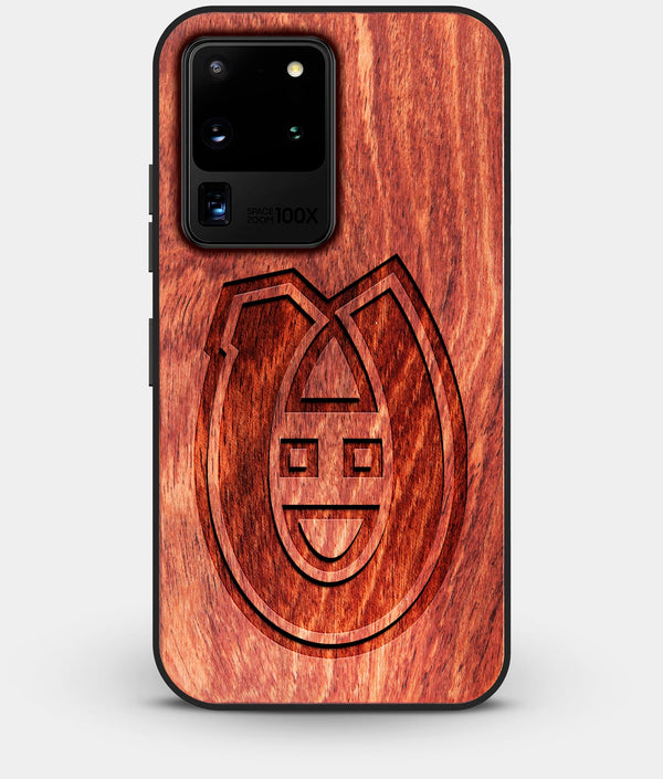 Best Custom Engraved Wood Montreal Canadiens Galaxy S20 Ultra Case - Engraved In Nature