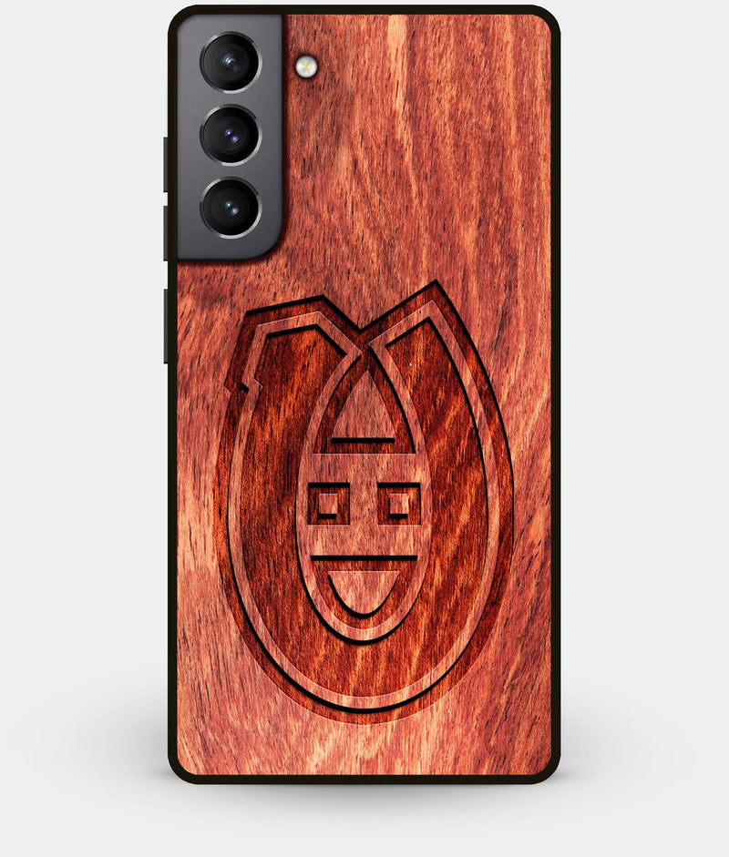 Best Wood Montreal Canadiens Galaxy S21 Case - Custom Engraved Cover - Engraved In Nature