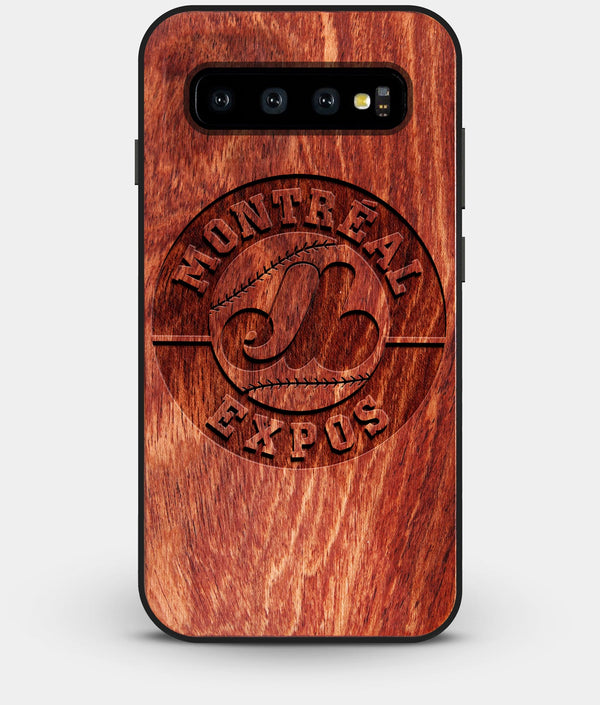 Best Custom Engraved Wood Montreal Expos Galaxy S10 Case - Engraved In Nature