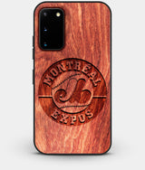 Best Custom Engraved Wood Montreal Expos Galaxy S20 Case - Engraved In Nature