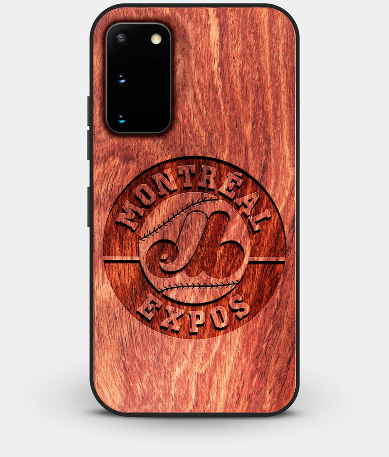 Best Wood Montreal Expos Galaxy S20 FE Case - Custom Engraved Cover - Engraved In Nature