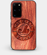 Best Custom Engraved Wood Montreal Expos Galaxy S20 Plus Case - Engraved In Nature