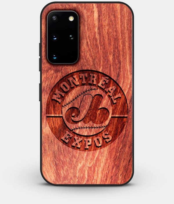 Best Custom Engraved Wood Montreal Expos Galaxy S20 Plus Case - Engraved In Nature