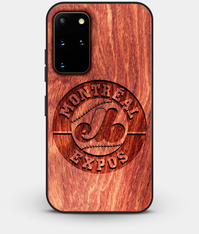 Best Custom Engraved Wood Montreal Expos Galaxy S20 Plus Case - Engraved In Nature