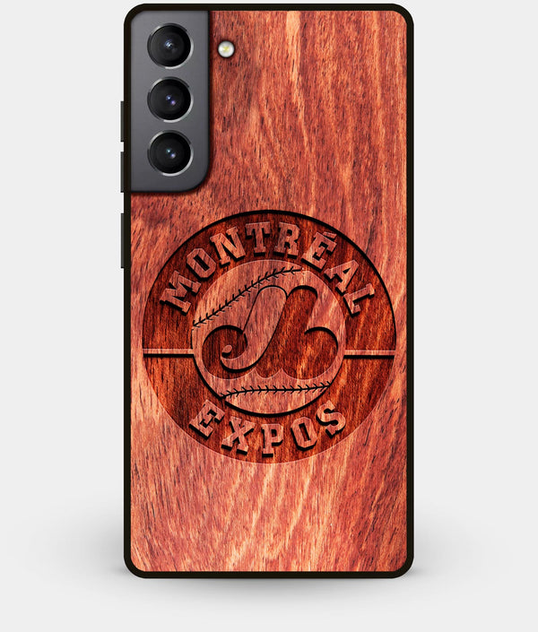 Best Wood Montreal Expos Galaxy S21 Plus Case - Custom Engraved Cover - Engraved In Nature