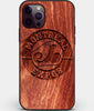 Custom Carved Wood Montreal Expos iPhone 12 Pro Max Case | Personalized Mahogany Wood Montreal Expos Cover, Birthday Gift, Gifts For Him, Monogrammed Gift For Fan | by Engraved In Nature
