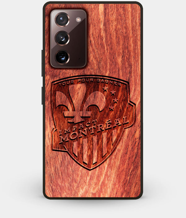 Best Custom Engraved Wood Montreal Impact Note 20 Case - Engraved In Nature
