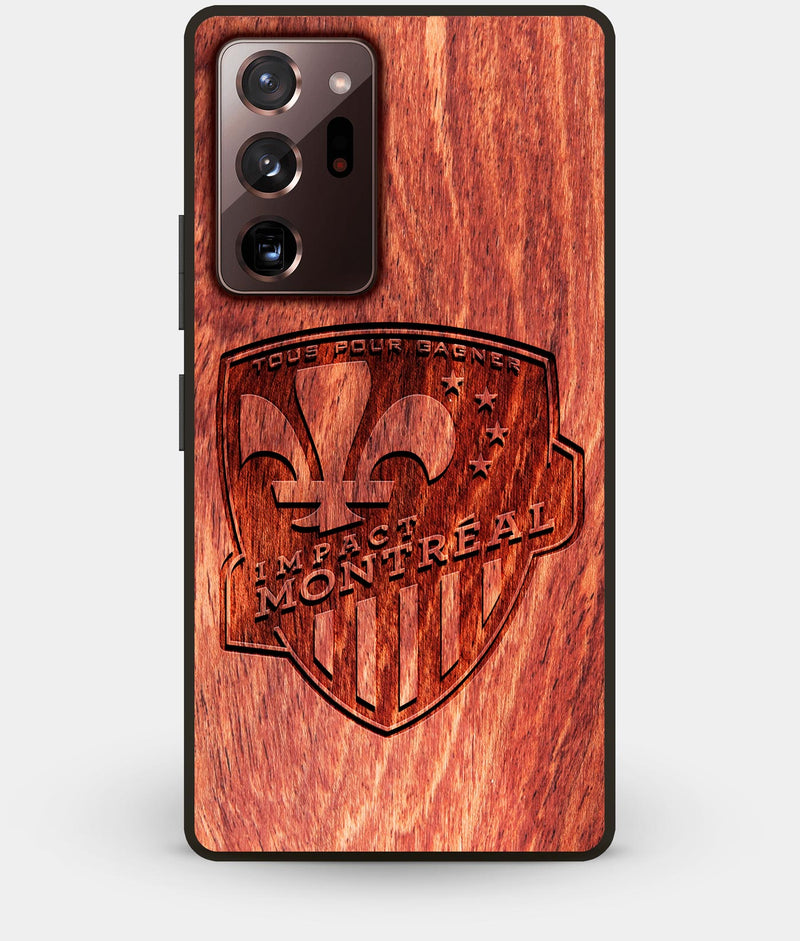 Best Custom Engraved Wood Montreal Impact Note 20 Ultra Case - Engraved In Nature