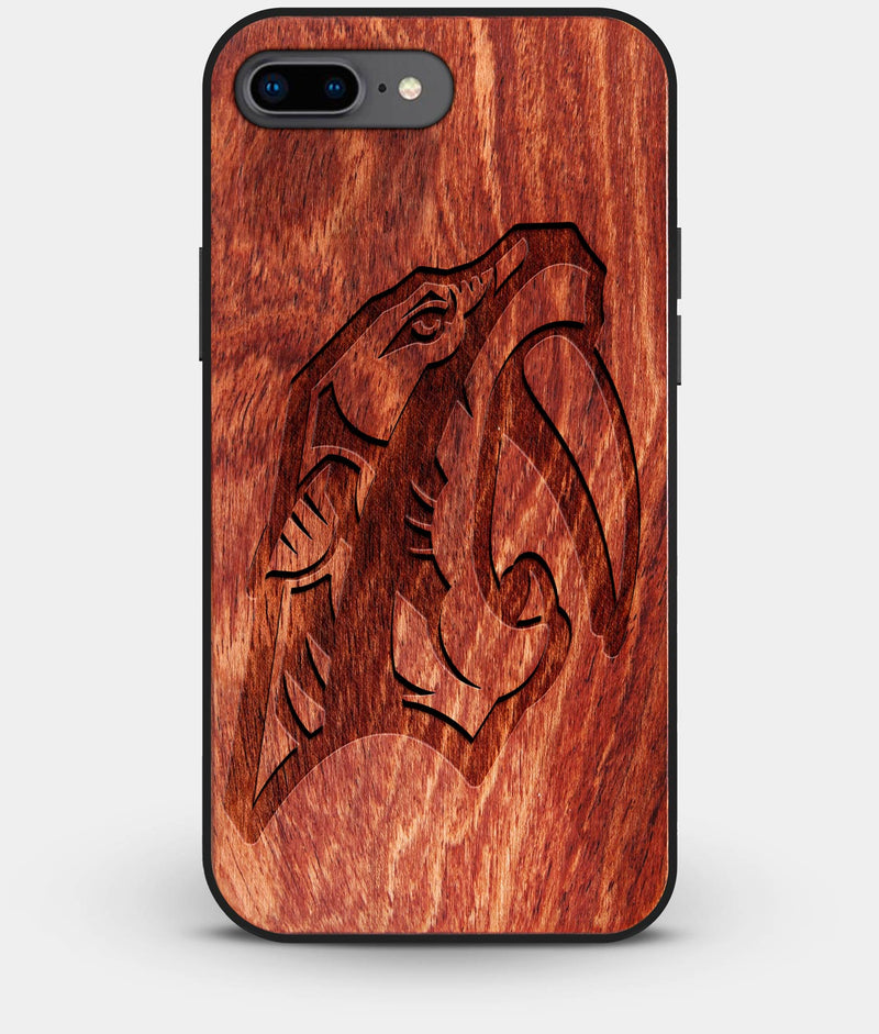 Best Custom Engraved Wood Nashville Predators iPhone 8 Plus Case - Engraved In Nature