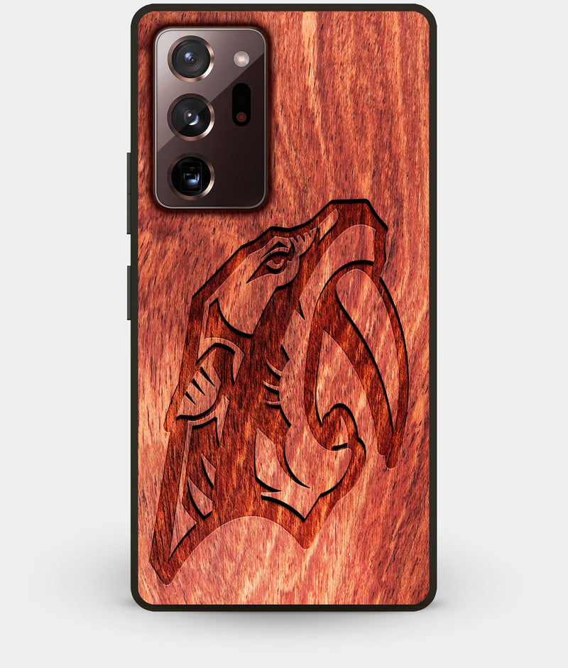 Best Custom Engraved Wood Nashville Predators Note 20 Ultra Case - Engraved In Nature