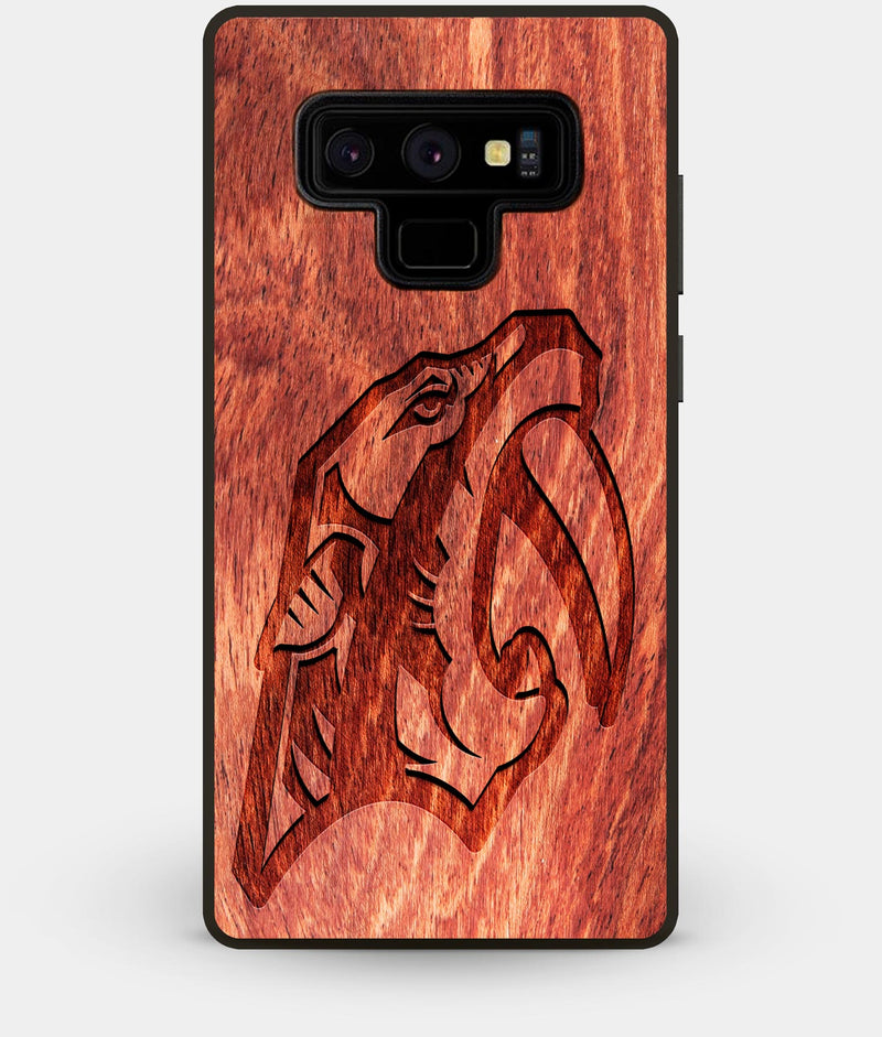 Best Custom Engraved Wood Nashville Predators Note 9 Case - Engraved In Nature