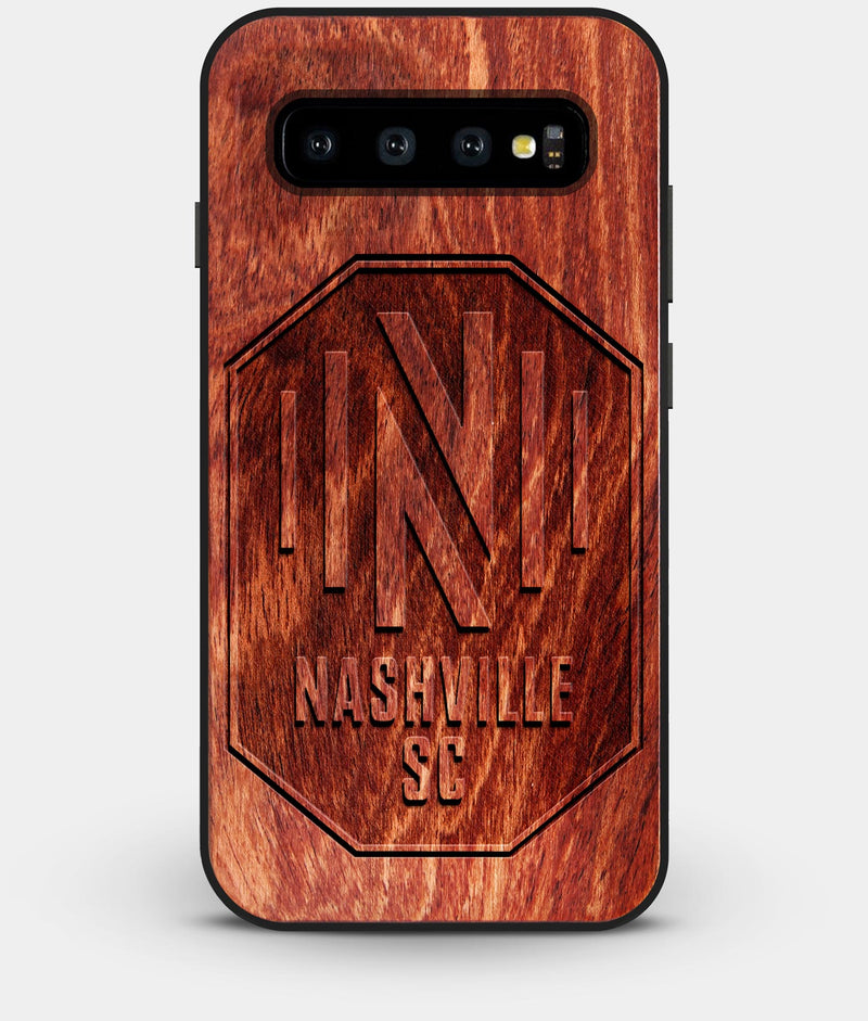 Best Custom Engraved Wood Nashville SC Galaxy S10 Plus Case - Engraved In Nature