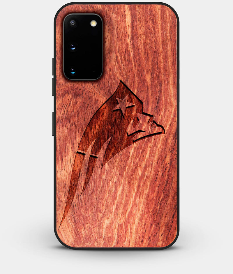 Best Custom Engraved Wood New England Patriots Galaxy S20 Case - Engraved In Nature