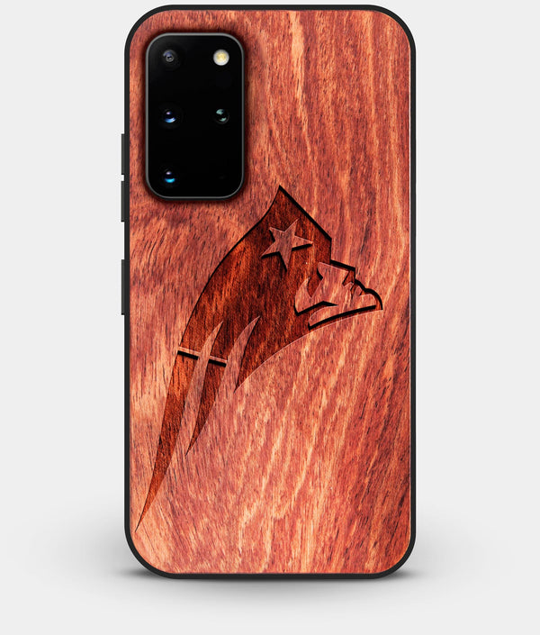 Best Custom Engraved Wood New England Patriots Galaxy S20 Plus Case - Engraved In Nature