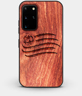 Best Custom Engraved Wood New England Revolution Galaxy S20 Plus Case - Engraved In Nature