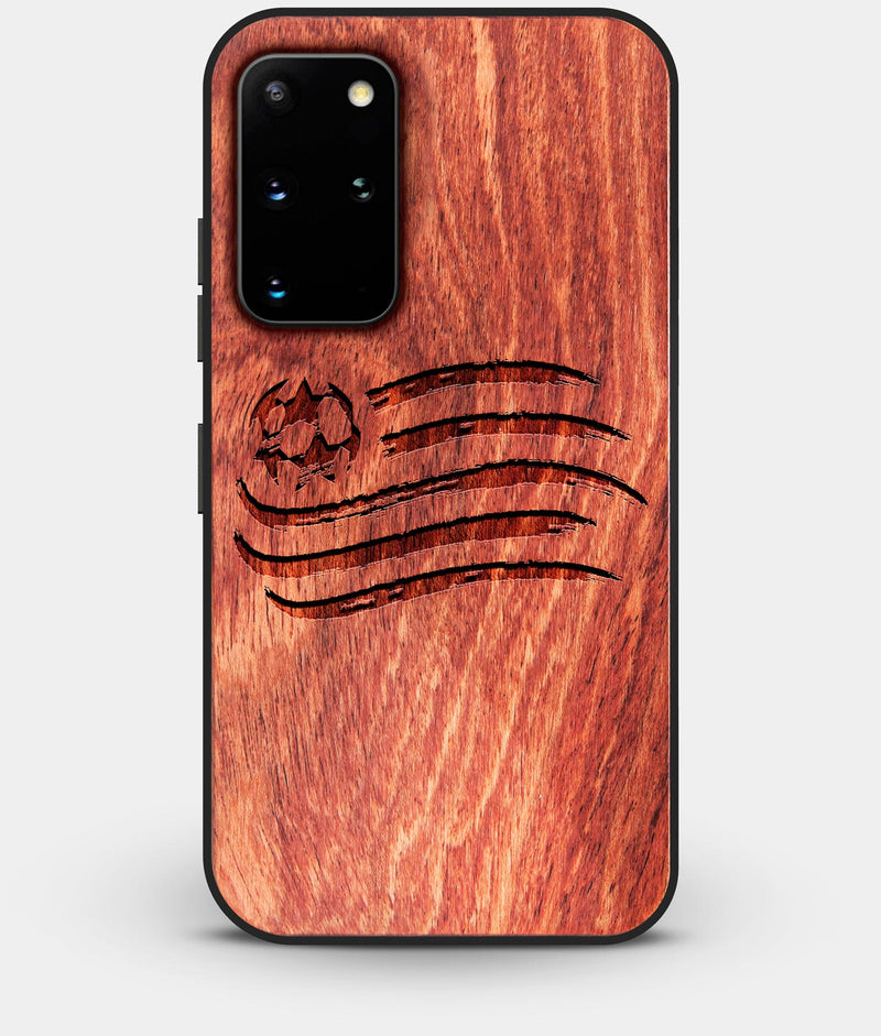 Best Custom Engraved Wood New England Revolution Galaxy S20 Plus Case - Engraved In Nature
