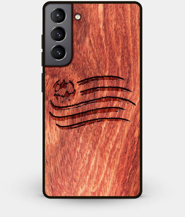 Best Wood New England Revolution Galaxy S21 Case - Custom Engraved Cover - Engraved In Nature