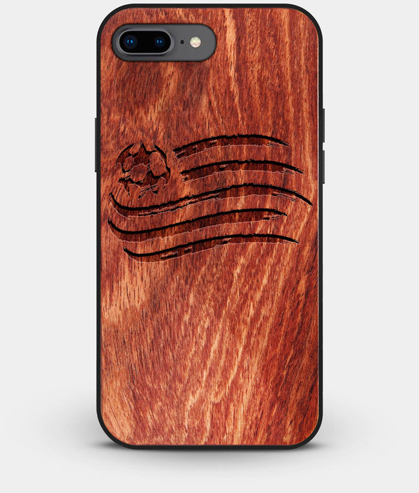 Best Custom Engraved Wood New England Revolution iPhone 7 Plus Case - Engraved In Nature
