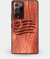 Best Custom Engraved Wood New England Revolution Note 20 Ultra Case - Engraved In Nature